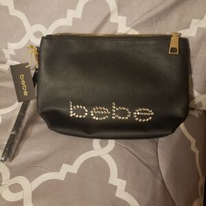 bebe NEW Makeup/small Pouch Wristlet